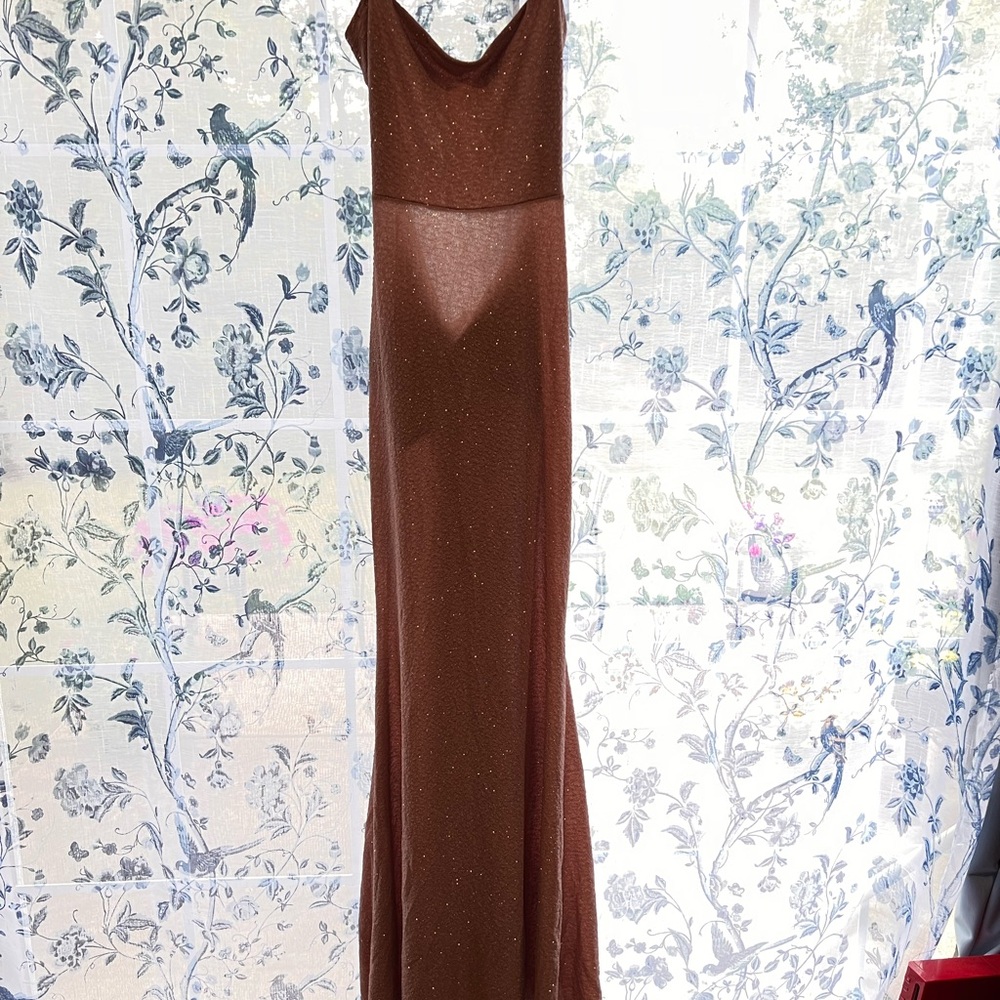 Windsor Rose Gold Sleeveless Slip Dress